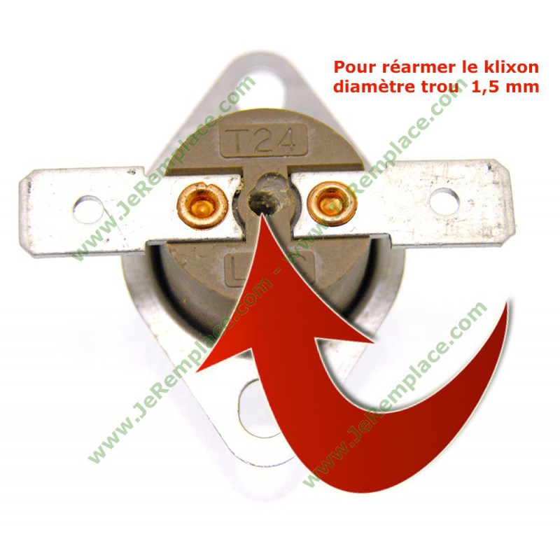 c00116598 2 thermostat klixon sèche linge indésit One Shot et cycling