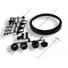 49004371 Filtre rond à oreil avec kit d'adaptation pour hotte candy