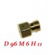 Injecteur gaz naturel Diamètre 6 numéro 96 3544004124 pour plaque de cuisson