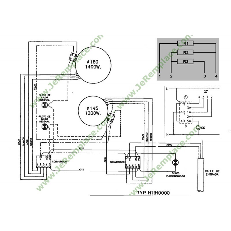 Plaque de cuisson électrique posable 1500w - 1 foyer - blanche etf2146