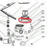 391a88 Joint de bloc hydraulique pour lave vaisselle far