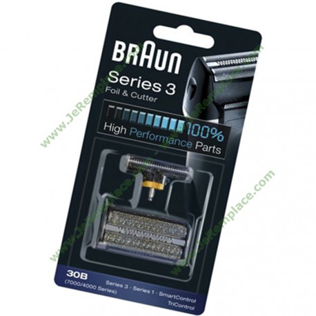 Combi-pack rasoir braun 81387936 SERIE 4000/7000 30B