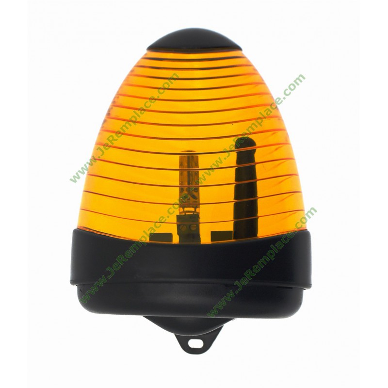 Europe Automatismes FCEA Feu de Signalisation Clignotant Orange 230 V  Avertisseur Lumineux Portail : : Auto et Moto