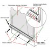 C00290247 Joint de bas de porte pour lave vaisselle indésit 