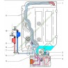 00611317 Contact débimètre de lave vaisselle bosch siemens