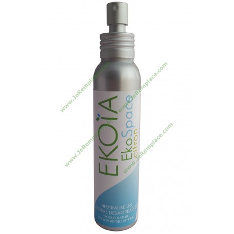 Spray Neutralisant d'odeur citron Bio Ekoia huiles essentielles HEBBD