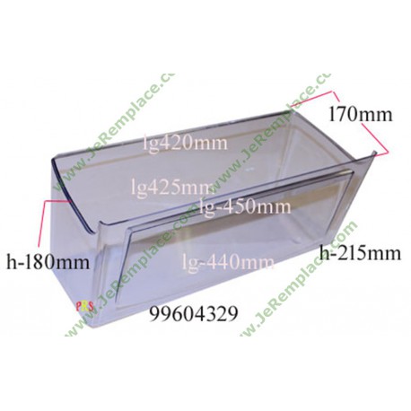 BAC A LEGUME POUR REFRIGERATEUR GORENJE * 132990 HZS2766