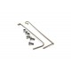 Ressort de portillons de tambour 481209498005 pour lave linge Whirlpool Laden