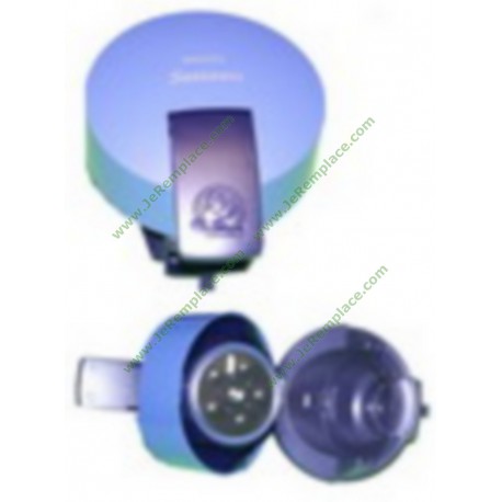 422225926550 Capot complet bleu pour expresso senséo philips