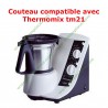 31309 Couteau complet thermomix TM21 et axe joint pour Vorwerk TM 21