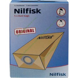 Boite de 5 Sacs à poussière 82095000 pour aspirateur Nilfisk