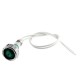 Voyant vert à fils Diam 10mm 220 Volts