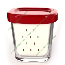 XF100101 boite de 6 Pots de yaourt pour yaourtière seb moulinex