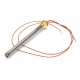 Résistance d'allumage 140x9.5mm 250W pour poêle à pellet