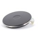 Plaque chauffante 1500W diamètre Int180 - Ext 195mm bordure inox bord mince 4mm