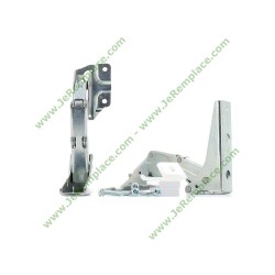 kit 2 charnières de porte 481231018626 pour congélateur réfrigérateur