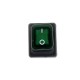 interrupteur lumineux bipolaire vert 20A-6.3mm