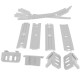 Kit glissière de porte 481231019131 pour réfrigérateur toutes marques