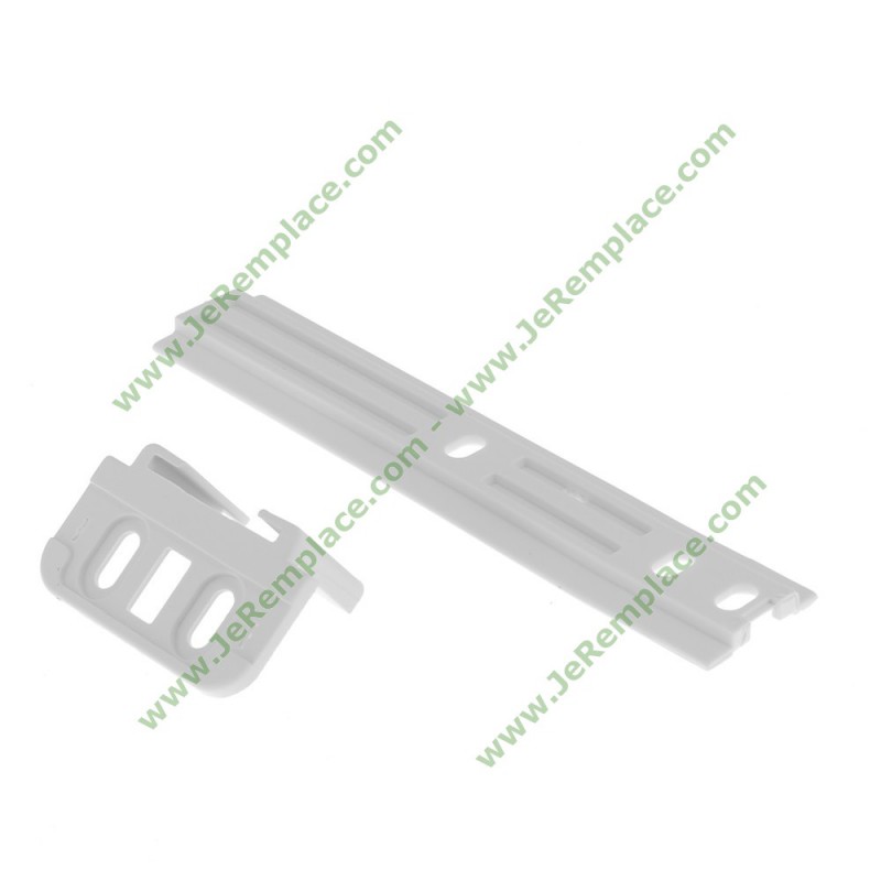 Jeu de glissière porte de frigo L. 150 mm x H. 26 mm