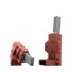 2 Charbons moteur c00196539 pour lave linge