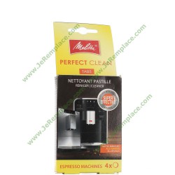 Nettoyant 4 pastilles Perfect Clean Melitta 6762481 pour expresso