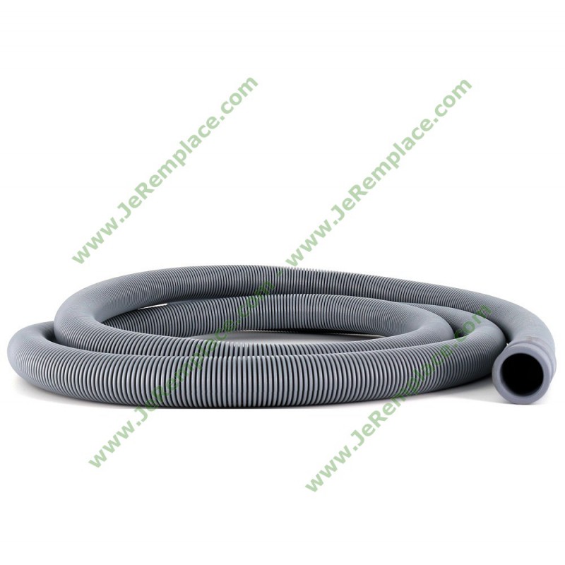 Vhbw Tuyau de vidange pour compatible avec les machines à laver et laves  vaisselles - 22/29mm connexion droite, gris