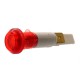 Voyant rond rouge à cosses Diamètre 10mm 220 Volts