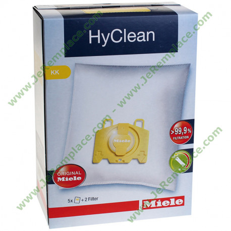 10123260 5 sacs à poussière en micro fibres KK pour aspirateur Miele