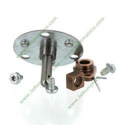 Kit complet axe support bronze, bague et patin c00113038 pour sèche linge