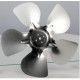 hélice ventilateur 230 mm pour moteur réfrigérateur