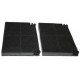 2 filtres à charbon type EFF5 50232980008 pour hotte Electrolux