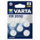 Pack de 5 Piles LITHIUM CR2032 varta