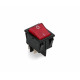 Interrupteur lumineux rouge 30 mm x 22 mm 16 Ampère
