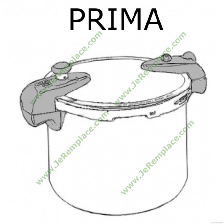 Couvercle Autocuiseur Sitram 8 Litres