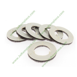 45034 6 Disques patins pour aspirateur kobold