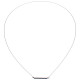 Collier de serrage avant de joint de hublot c00119210 pour lave linge