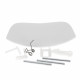 Kit poignée de porte blanc 42038993 pour lave linge vestel