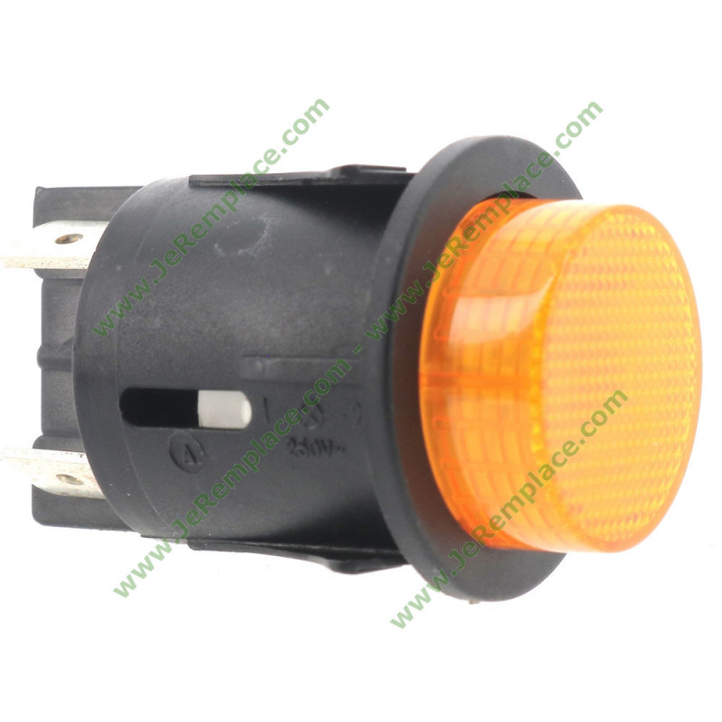 interrupteur unipolaire cylindrique de lampe