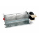 Ventilateur tangentiel L-180 mm 25 Watts d 60 mm moteur à droite chaud ou froid