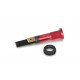 Voyant à cosses rond rouge diamètre 10 mm avec bague ecrou