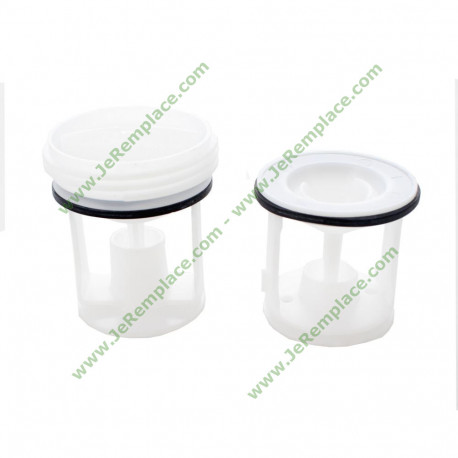 Bouchon/ filtre de pompe de vidange C00141034 pour lave linge