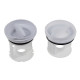 Lot de 2 bouchons filtres de vidange 484000000966 pour lave-linge