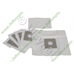 5 sacs avec 1 filtre 30050002 pour aspirateur