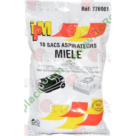 FJM 10 sacs à poussières pour aspirateur Miele