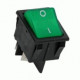Interrupteur bipolaire vert 14AG018 27mmx21mm