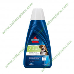 1085N Produit d'entretien détergent pour nettoyeur Bissel Pet Stain & Odour 1L