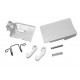 Poignée blanche de hublot 481949869162 pour lave-linge