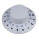 Bouton programmateur blanc C00264221 pour lave linge