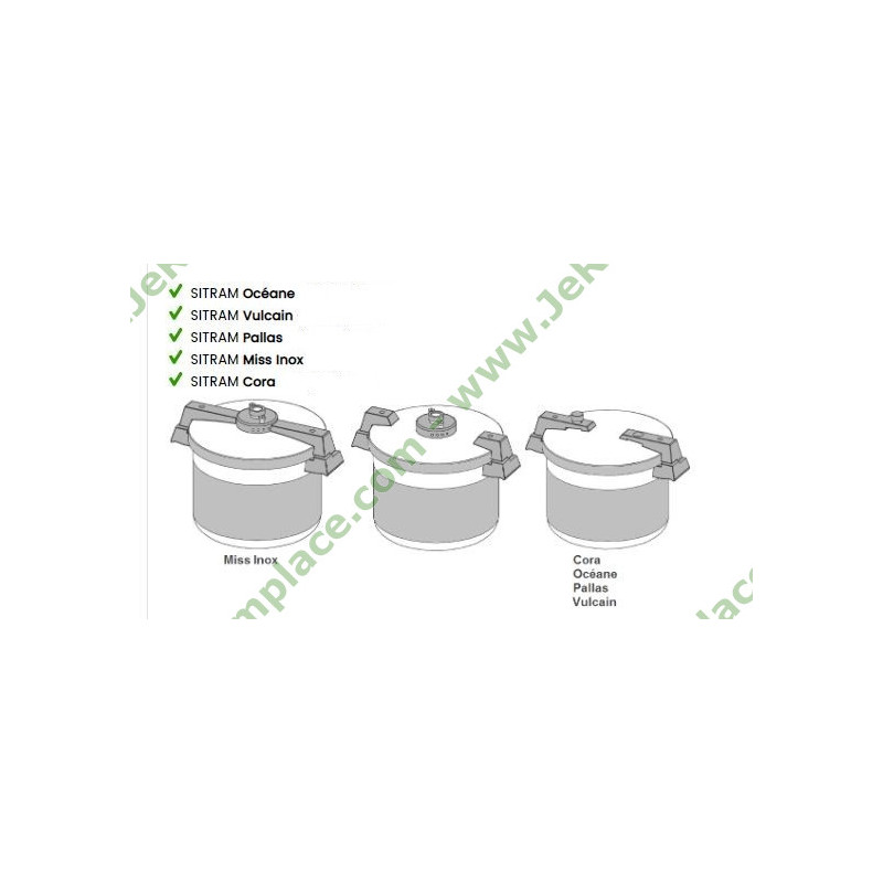 joint de cocotte SITRAM à changer (modèle Vulcain 5l) - Cocotte