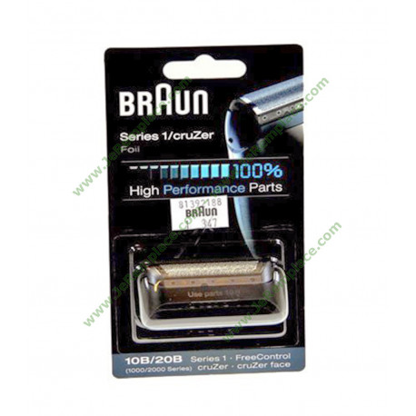 Grille de Rasage FreeControl 10B-20B 81387932 pour rasoir Braun